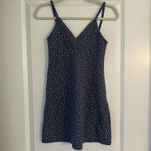 Brandy Melville Blue/Navy Floral Dress